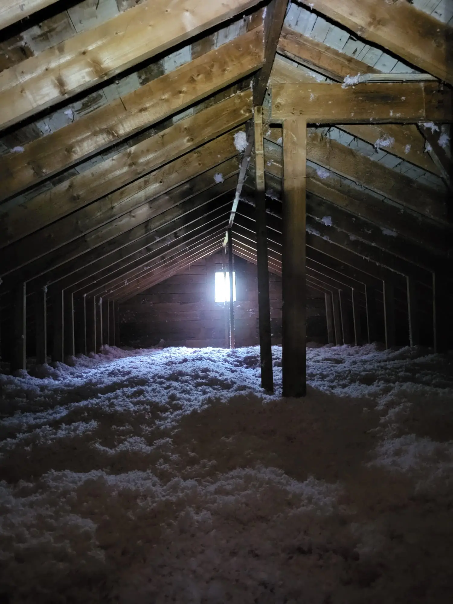 attic insulation work picture 2